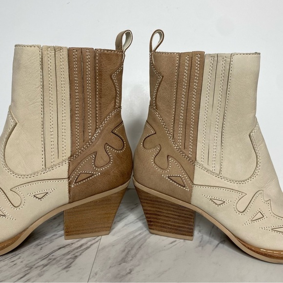 Dolce Vita Ramson Dune Multi Nubuck Western Bootie 6 1/2 - Picture 8 of 14